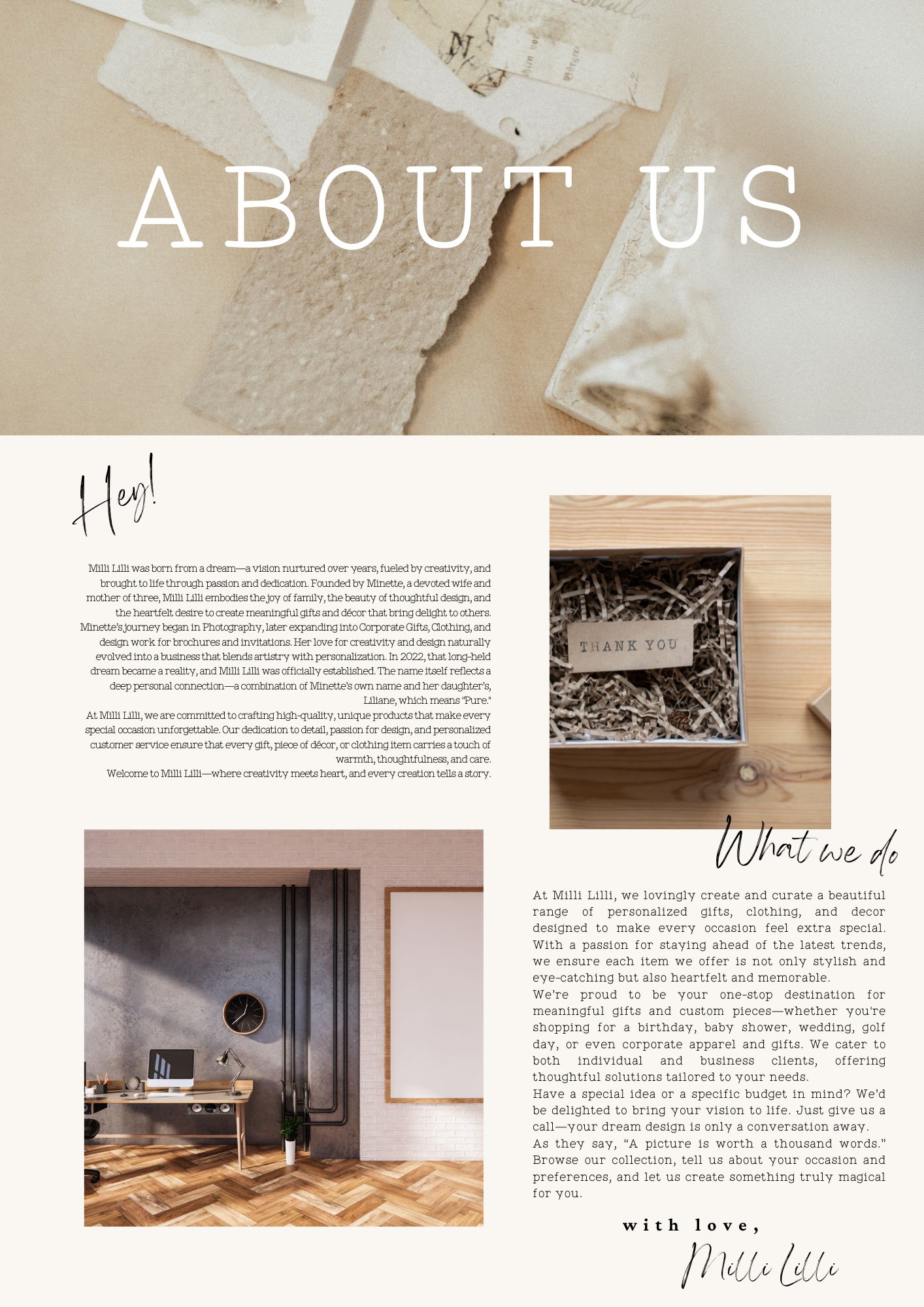 About US page